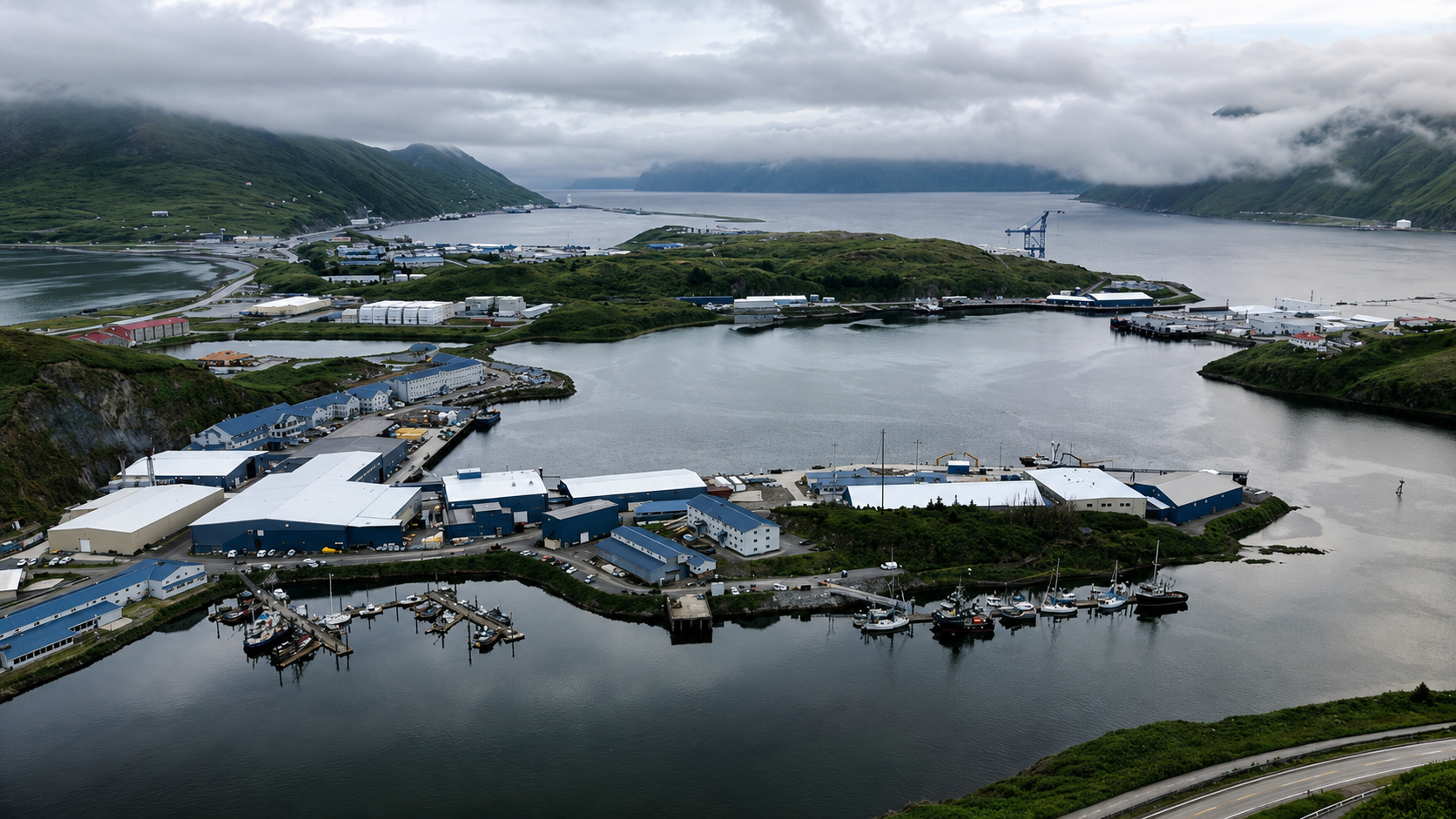 Alaska crab vessel harbor
